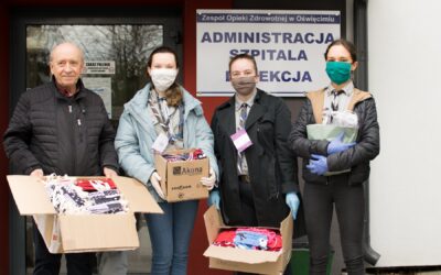 Ponad 500 maseczek ochronnych przekazanych do szpitala